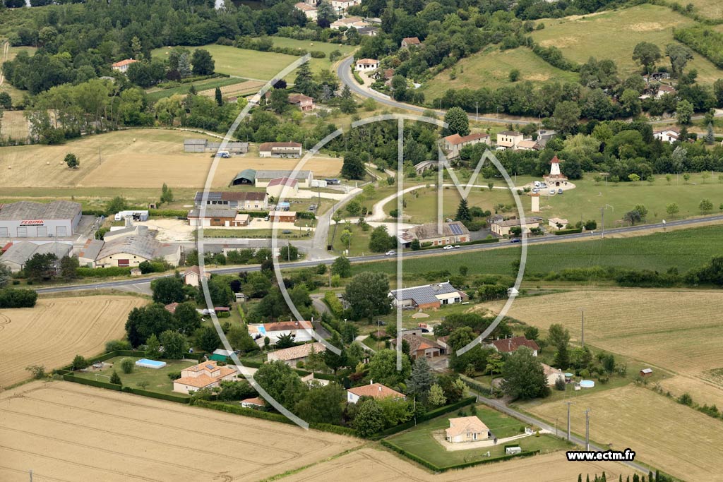 Photo arienne de Penne-d'Agenais (Sarrazy)