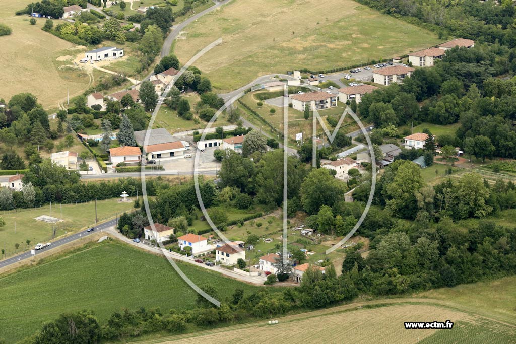 Photo arienne de Penne-d'Agenais (Stort)