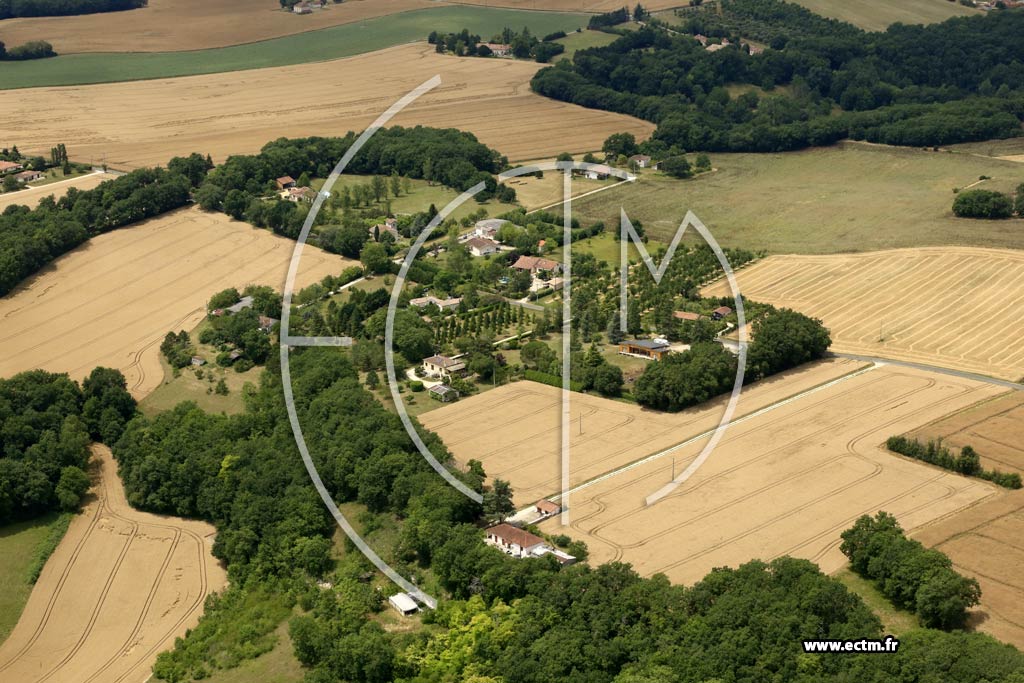 Photo arienne de Saint-Antoine-de-Ficalba (Fongrauline)