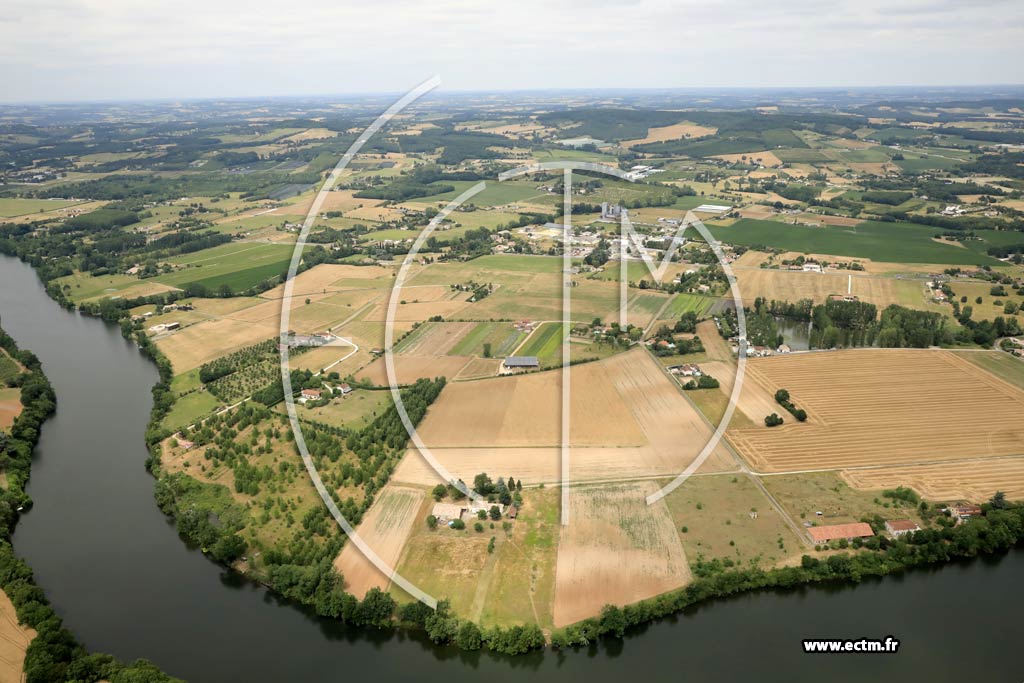 Photo arienne de Saint-Sylvestre-sur-Lot (Las Clottes - Bernoy)