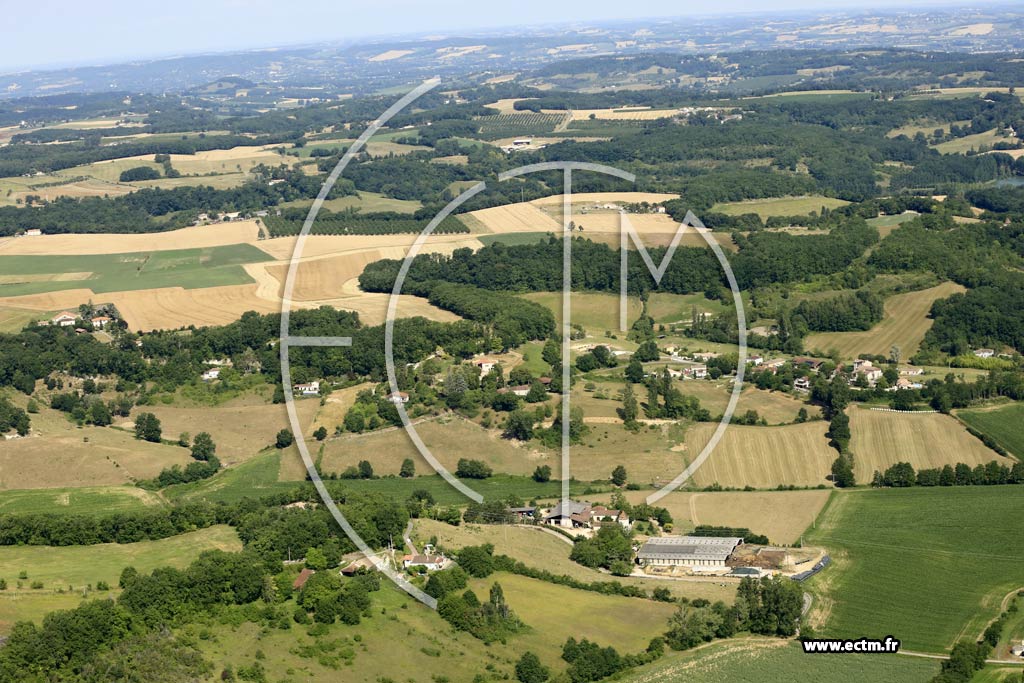 Photo arienne de Sainte-Colombe-de-Villeneuve (Nazaris)
