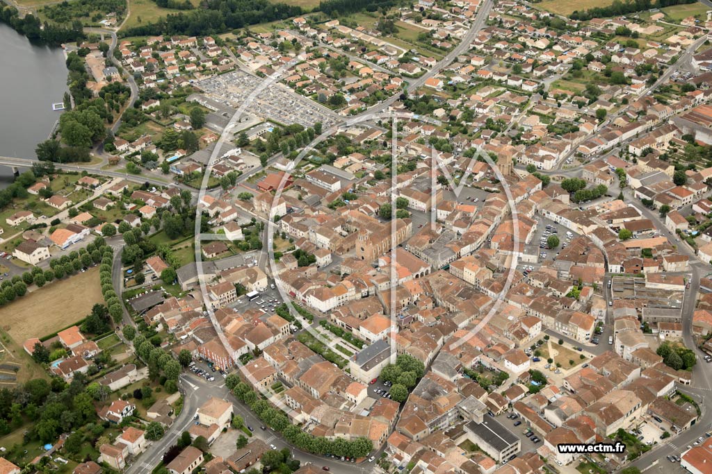 Photo arienne de Sainte-Livrade-sur-Lot (Centre)