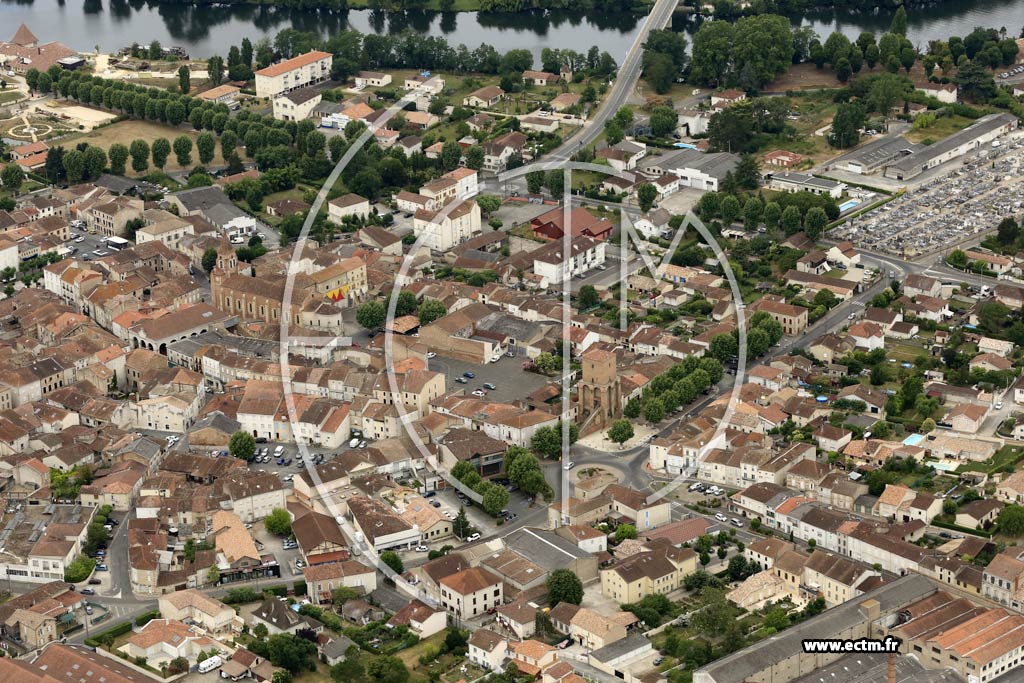 Photo arienne de Sainte-Livrade-sur-Lot (Centre)