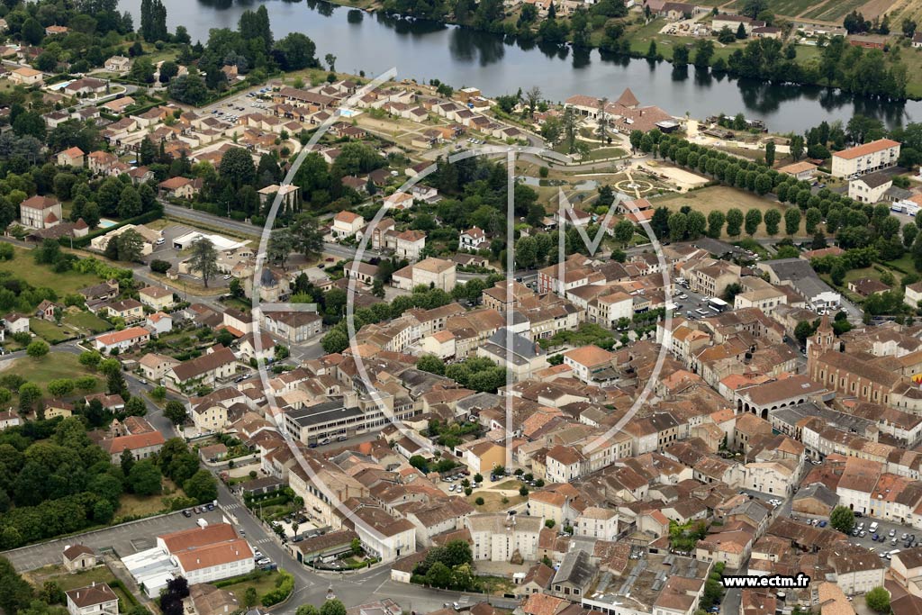 Photo arienne de Sainte-Livrade-sur-Lot (Centre)