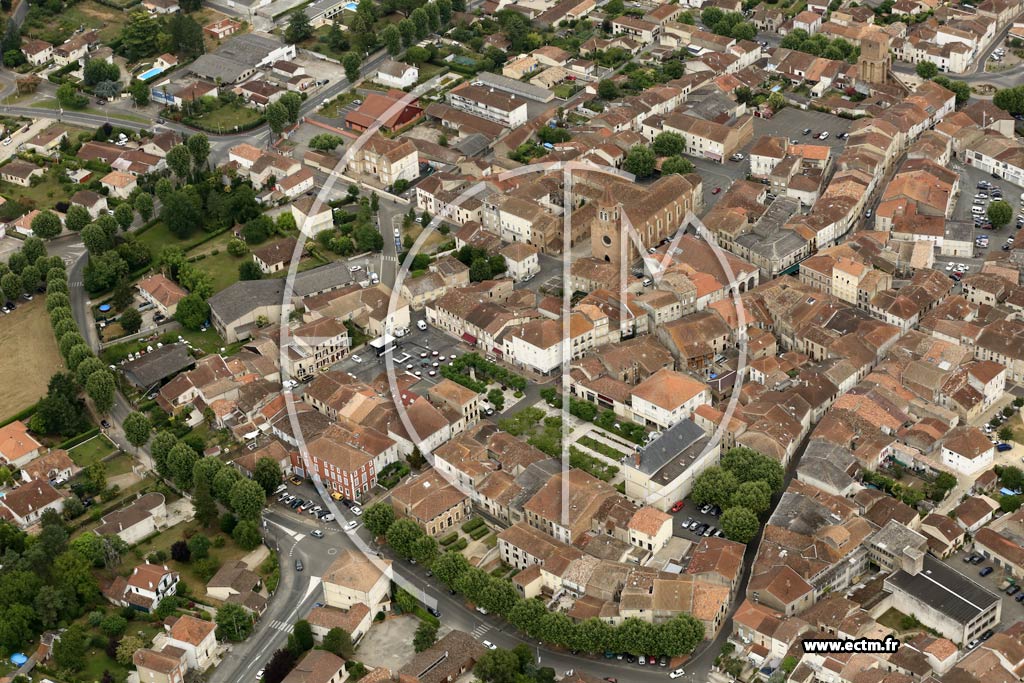 Photo arienne de Sainte-Livrade-sur-Lot (Centre)
