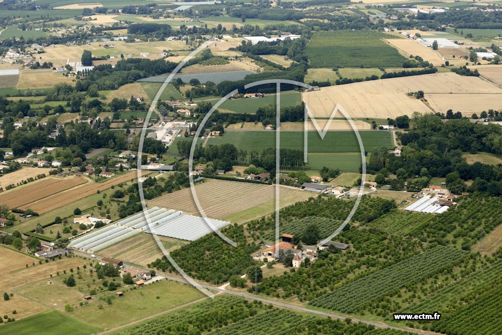 Photo arienne de Sainte-Livrade-sur-Lot (Couzinet - Miramon)