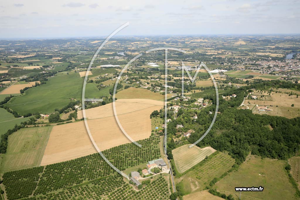 Photo arienne de Sainte-Livrade-sur-Lot (Dabra - Villamade)