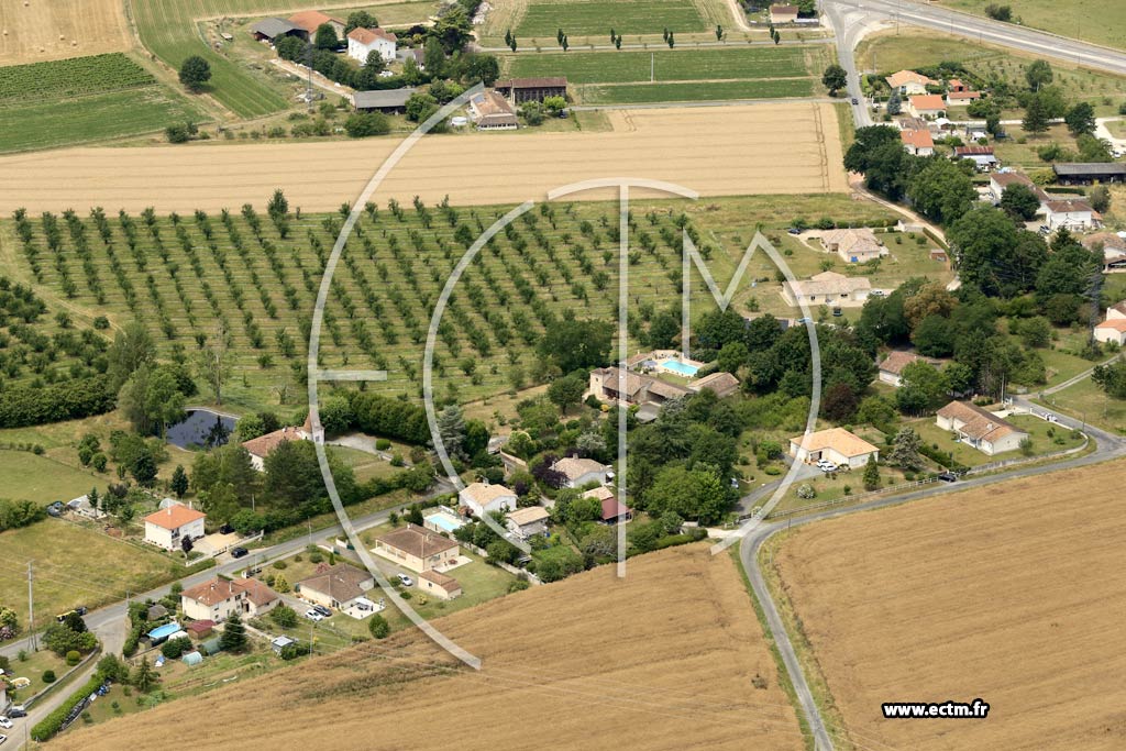 Photo arienne de Sainte-Livrade-sur-Lot (Labrugne)