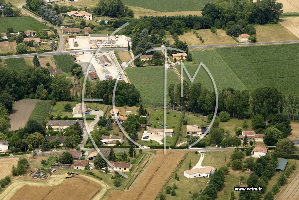 Photo arienne de Sainte-Livrade-sur-Lot (Taillarda)