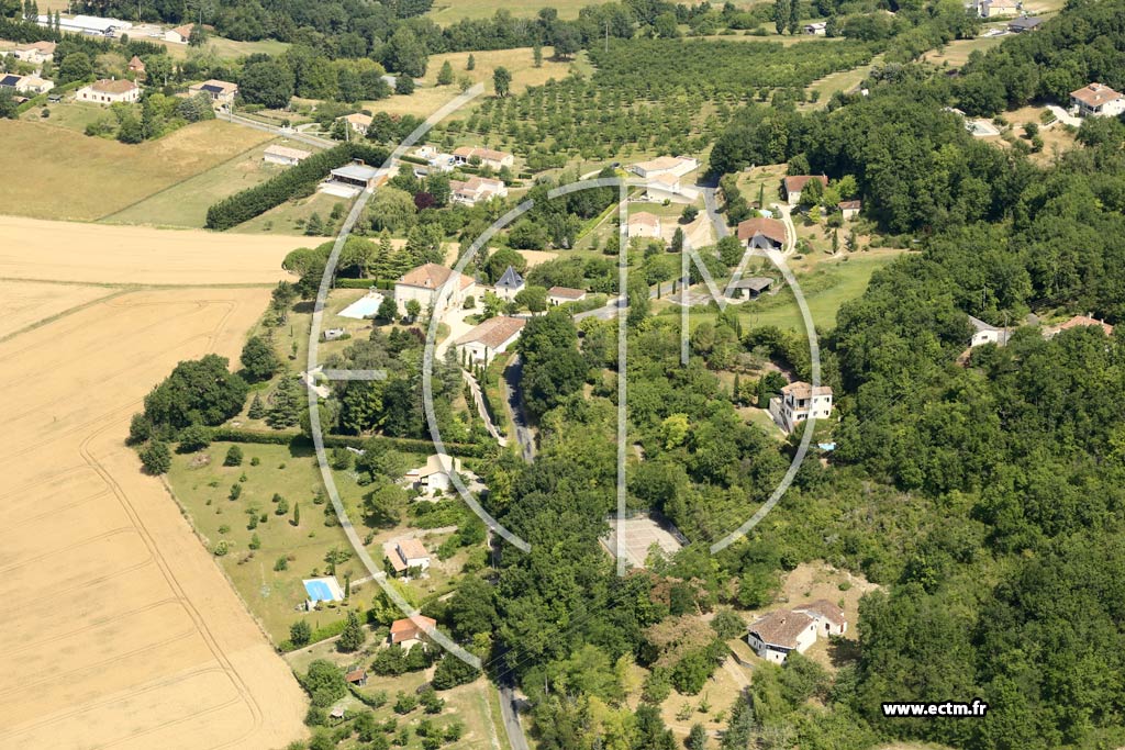 Photo arienne de Sainte-Livrade-sur-Lot (Villamade)