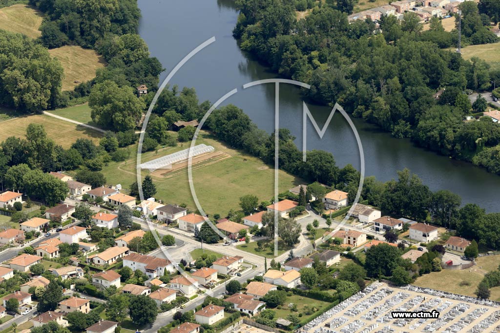 Photo arienne de Villeneuve-sur-Lot (Bordeneuve)