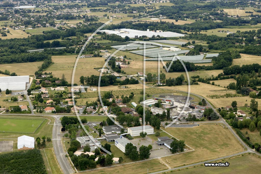 Photo arienne de Villeneuve-sur-Lot (Bos de la Rivire)