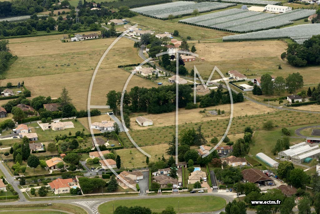 Photo arienne de Villeneuve-sur-Lot (Bos de la Rivire)