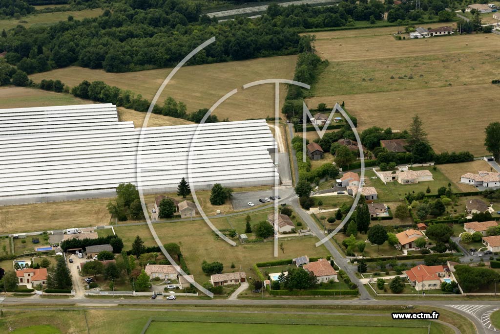 Photo arienne de Villeneuve-sur-Lot (Bos de la Rivire)