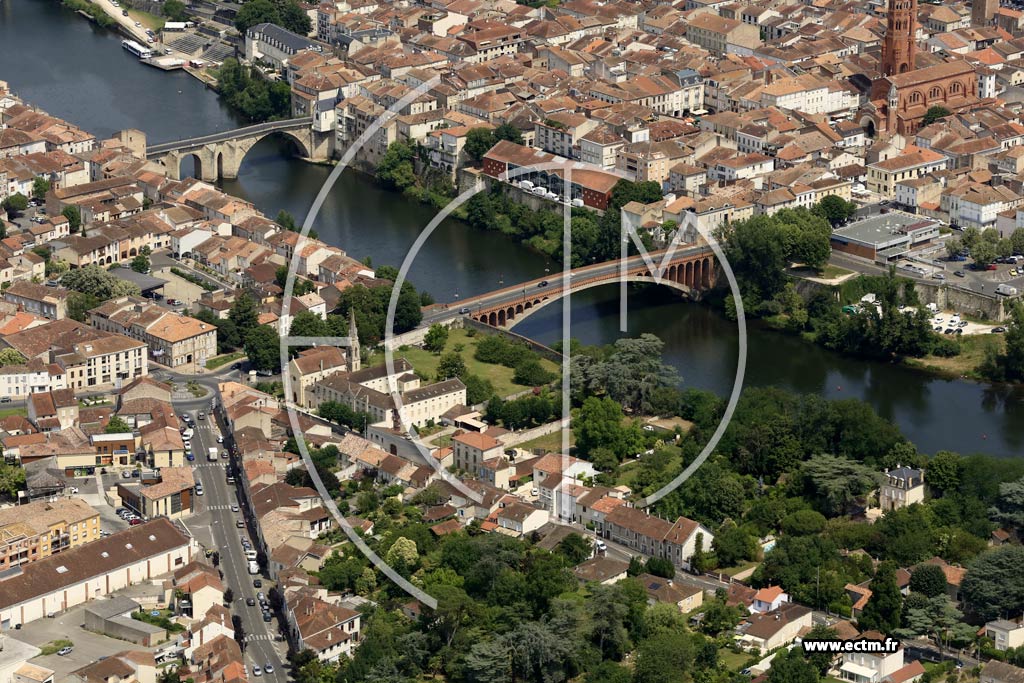 Photo arienne de Villeneuve-sur-Lot (Centre)