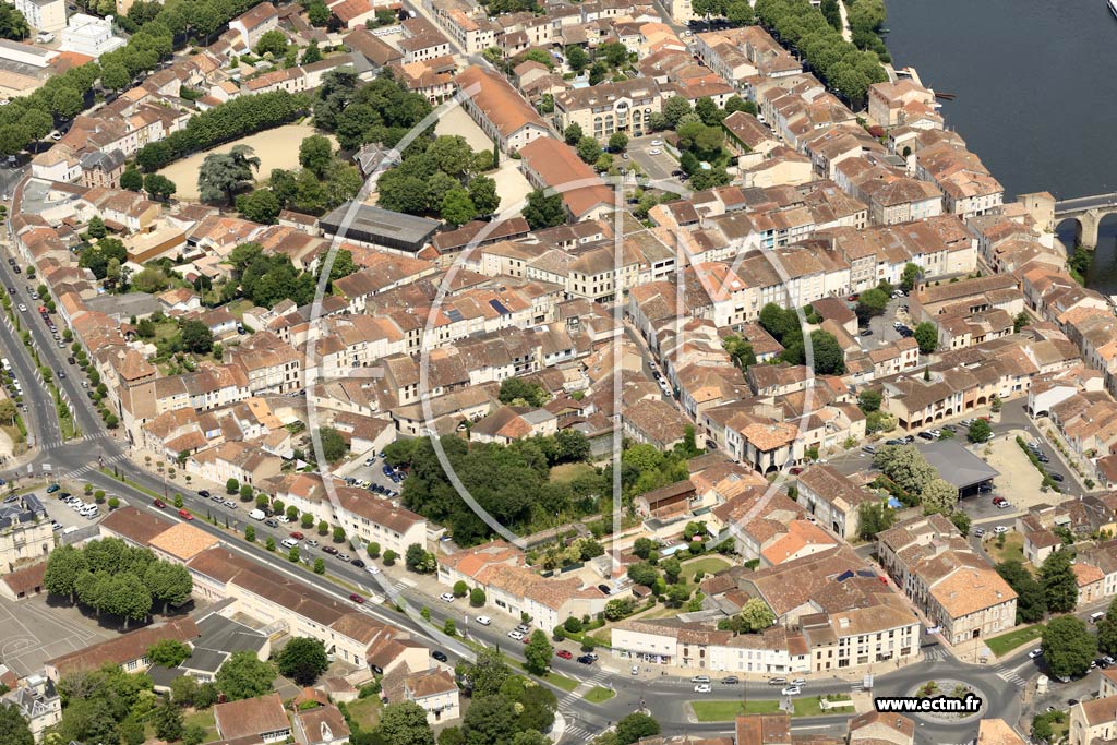 Photo arienne de Villeneuve-sur-Lot (Centre)
