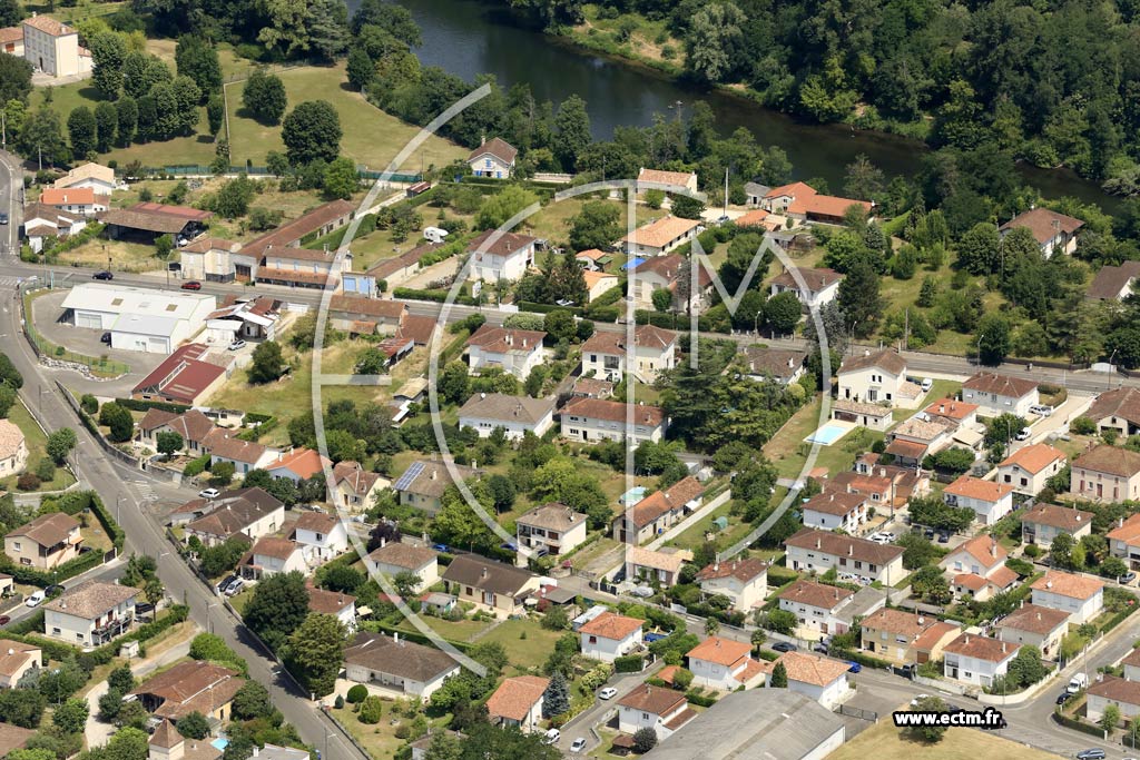 Photo arienne de Villeneuve-sur-Lot (Cornudelle)