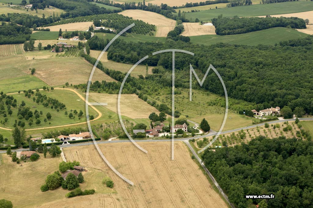 Photo arienne de Villeneuve-sur-Lot (Diod)