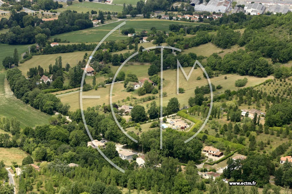 Photo arienne de Villeneuve-sur-Lot (Fontayne)