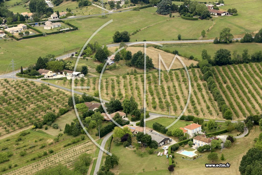 Photo arienne de Villeneuve-sur-Lot (la Tucade)