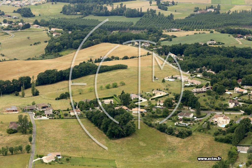 Photo arienne de Villeneuve-sur-Lot (Pech de Durand)