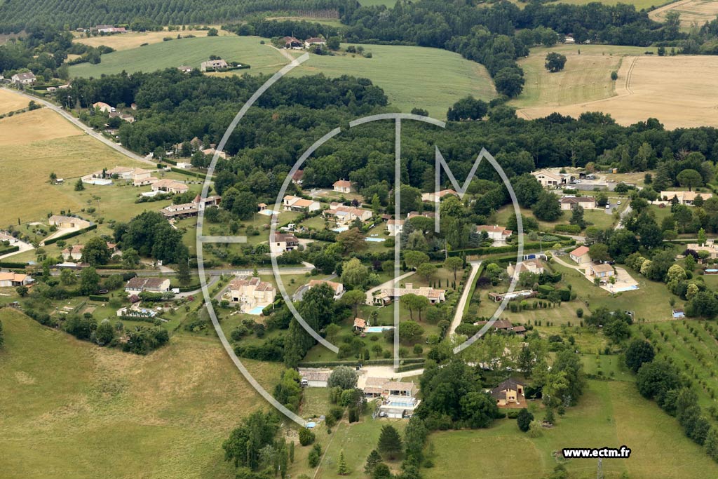 Photo arienne de Villeneuve-sur-Lot (Pech de Durand)