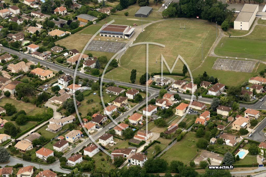 Photo arienne de Villeneuve-sur-Lot (Pountous)