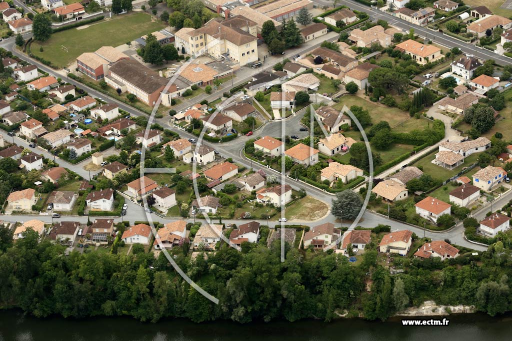 Photo arienne de Villeneuve-sur-Lot (Pountous)