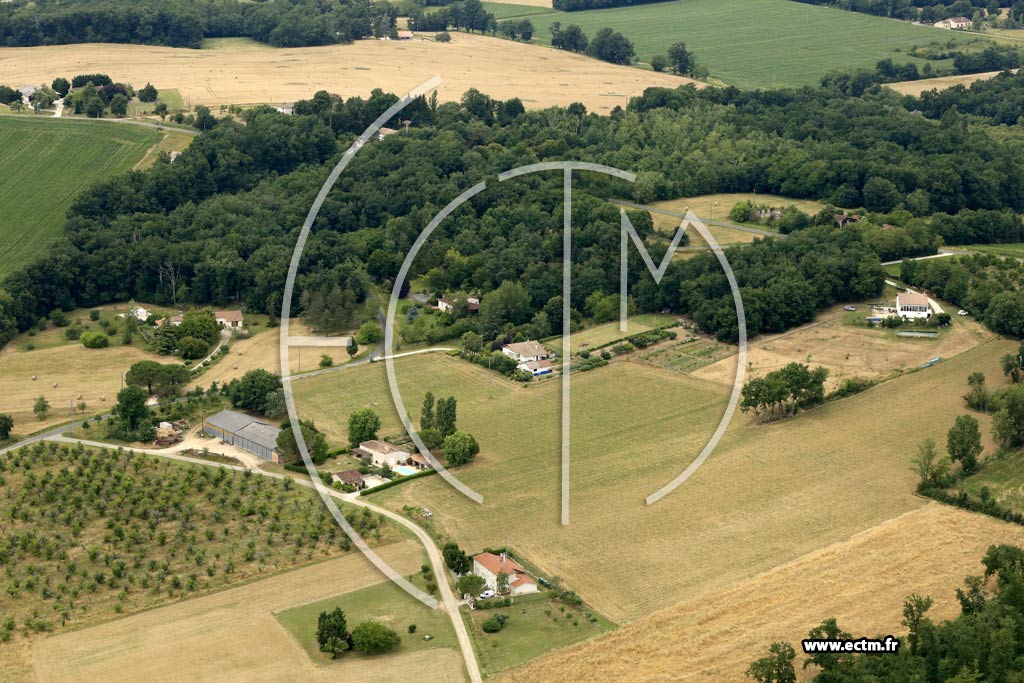 Photo arienne de Villeneuve-sur-Lot (Roc de Lanauze)