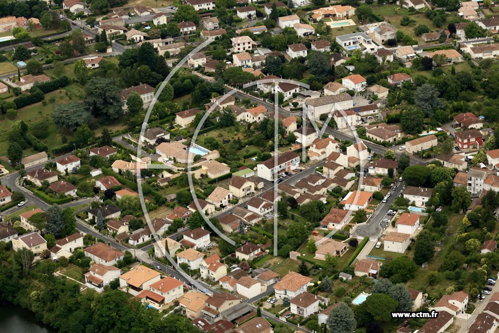Photo arienne de Villeneuve-sur-Lot (Rue Tout y Croit)