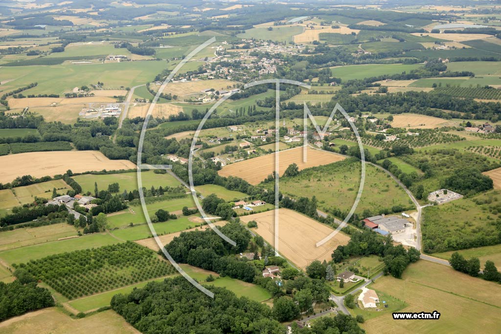 Photo arienne de Villeneuve-sur-Lot (Sainte-Radegonde)