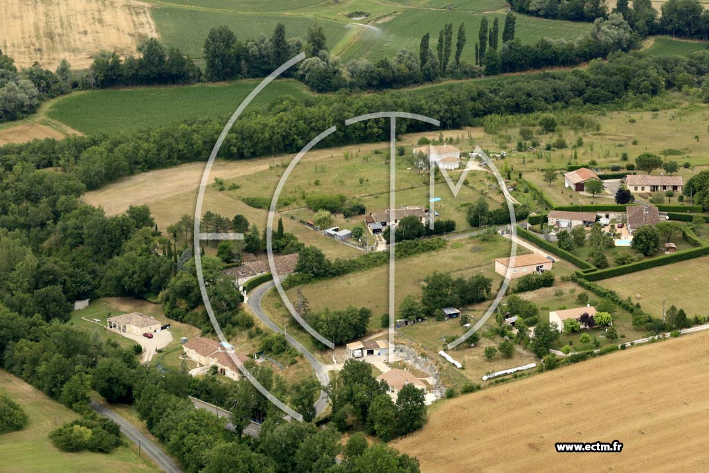 Photo arienne de Villeneuve-sur-Lot (Sainte-Radegonde)