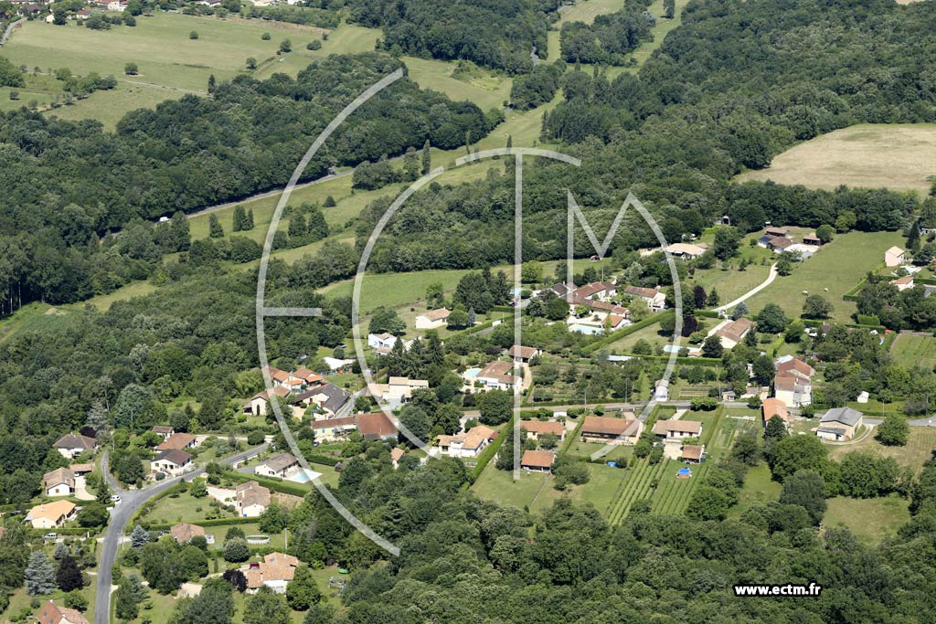 Photo arienne de Annesse-et-Beaulieu