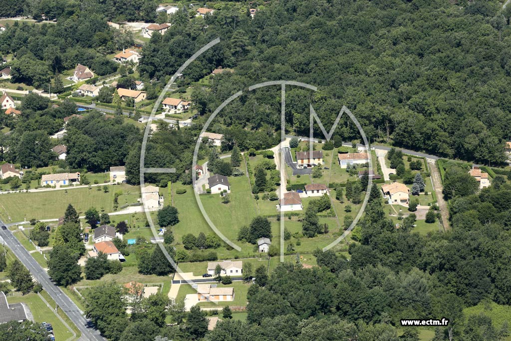 Photo arienne de Annesse-et-Beaulieu