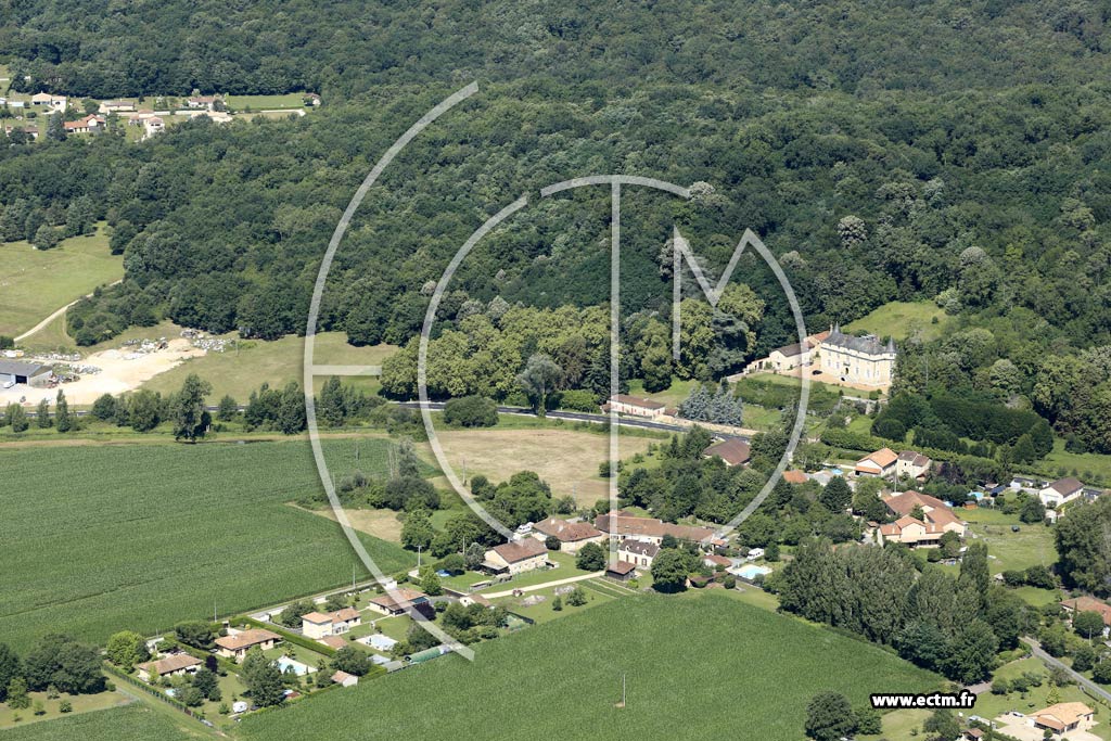 Photo arienne de Annesse-et-Beaulieu (Siorac)