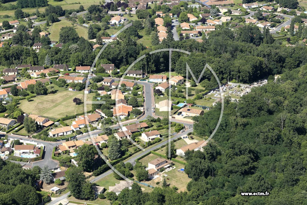Photo arienne de Bassillac (le Goudeau)