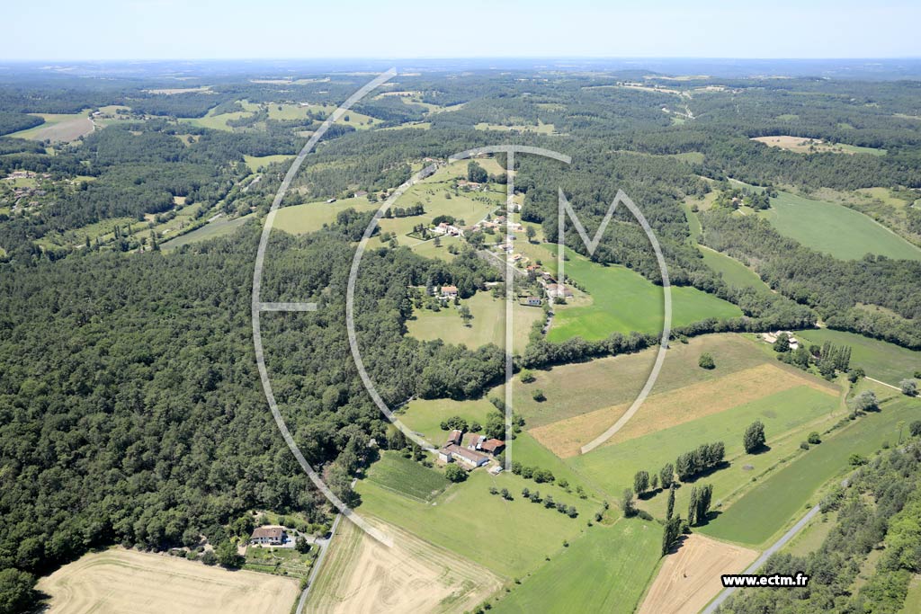 Photo arienne de Chteau-l'vque (la Grange du Treuilh - la Picou)
