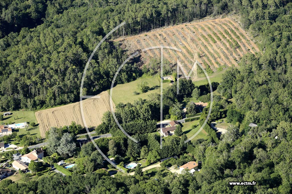 Photo arienne de Chteau-l'vque (le Godet)