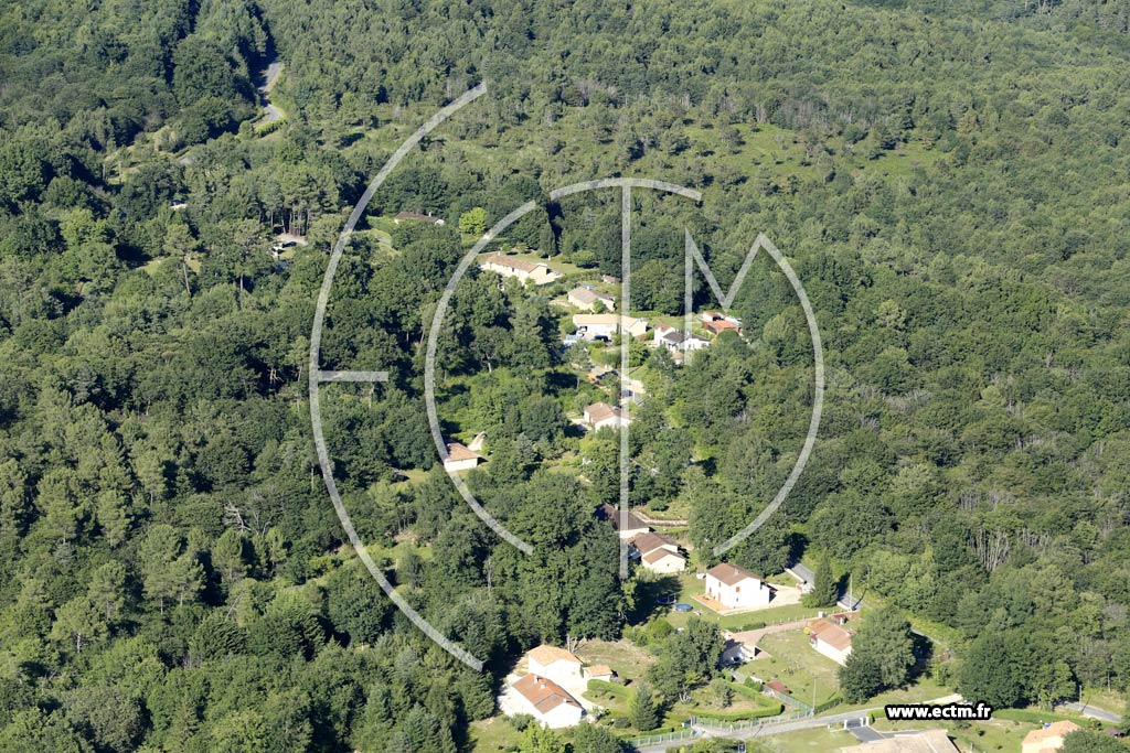Photo arienne de Chteau-l'vque (les Gravettes)