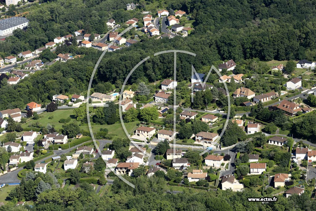 Photo arienne de Coulounieix-Chamiers (Castel Fadze)