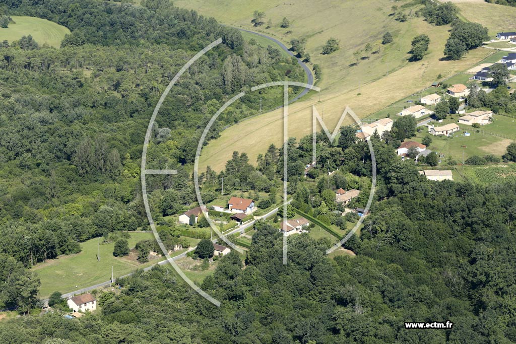 Photo arienne de Coursac (les Marches - Beau)
