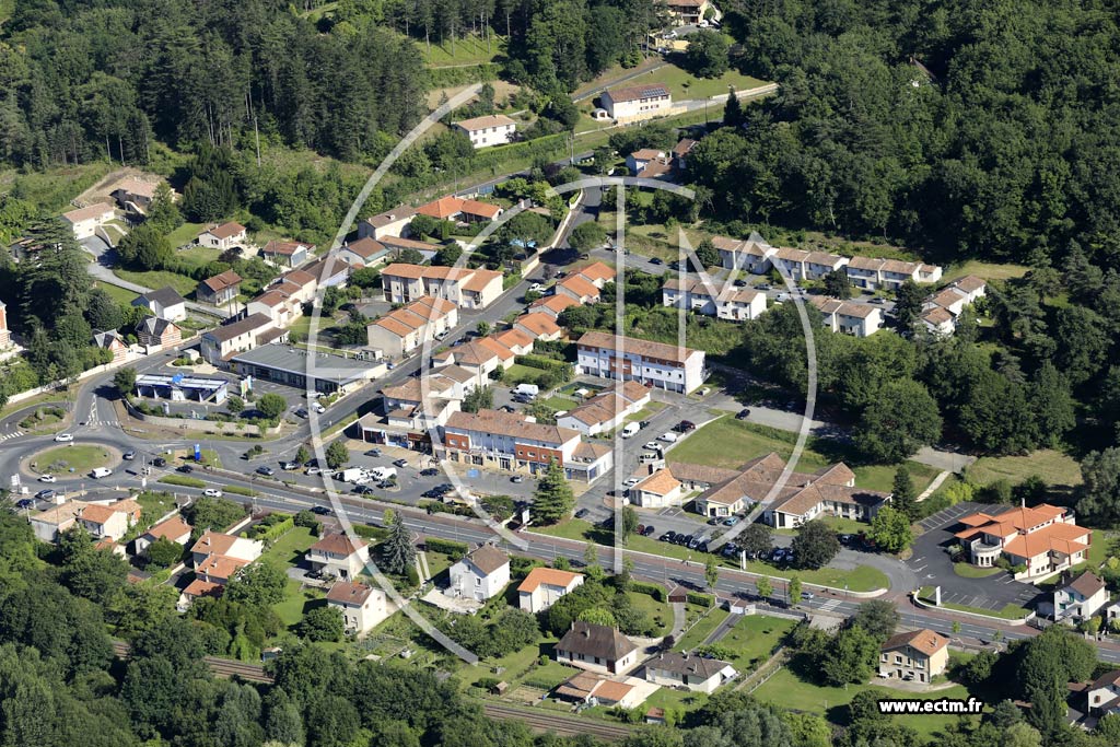Photo arienne de Marsac-sur-l'Isle
