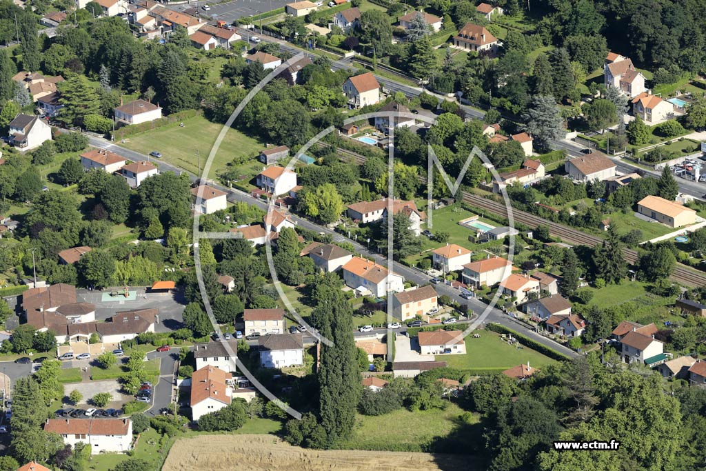 Photo arienne de Marsac-sur-l'Isle (la Prunerie)