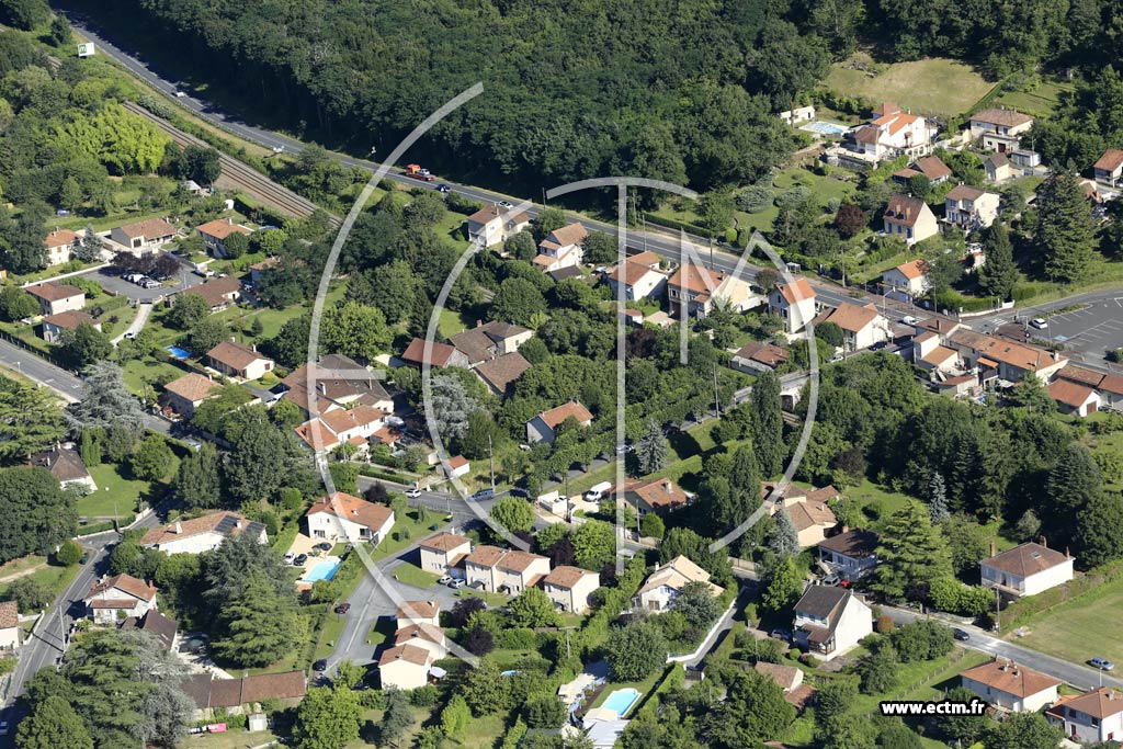 Photo arienne de Marsac-sur-l'Isle (la Prunerie)