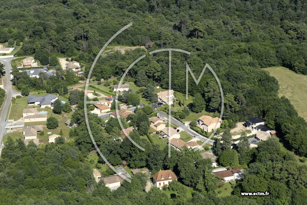 Photo arienne de Marsac-sur-l'Isle (le Pdalier)