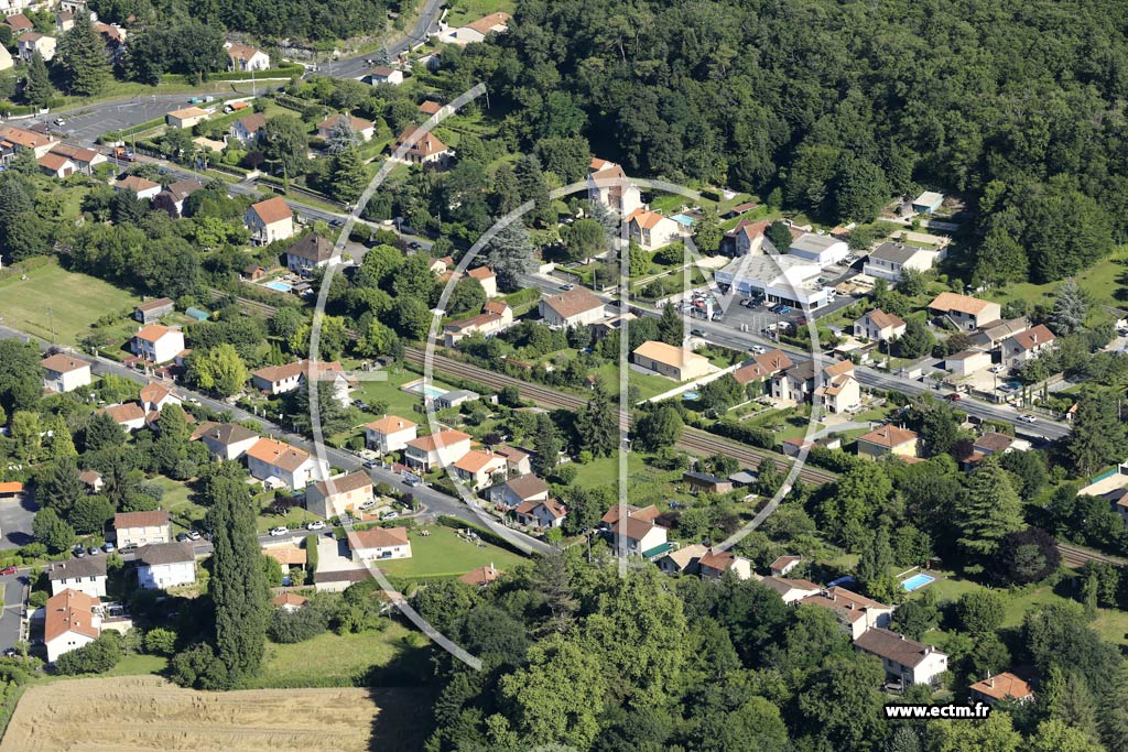 Photo arienne de Marsac-sur-l'Isle (Route de Bordeaux - la Prunerie)