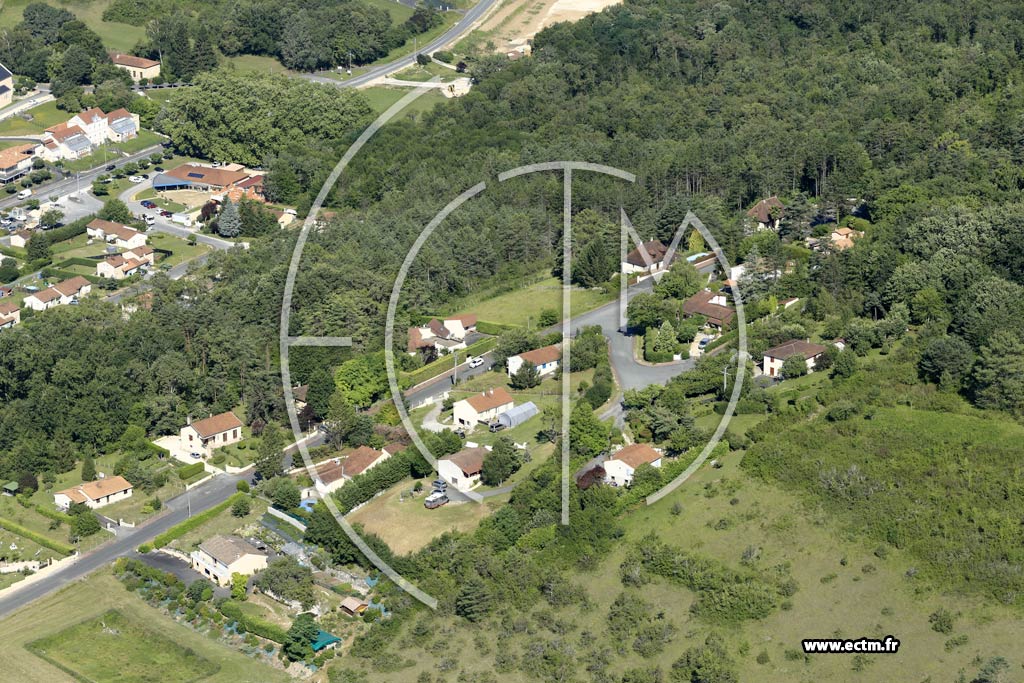 Photo arienne de Notre-Dame-de-Sanilhac
