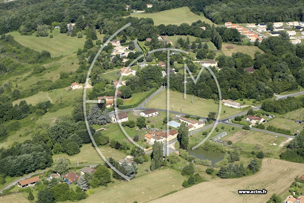 Photo arienne de Notre-Dame-de-Sanilhac (la Blancherie)
