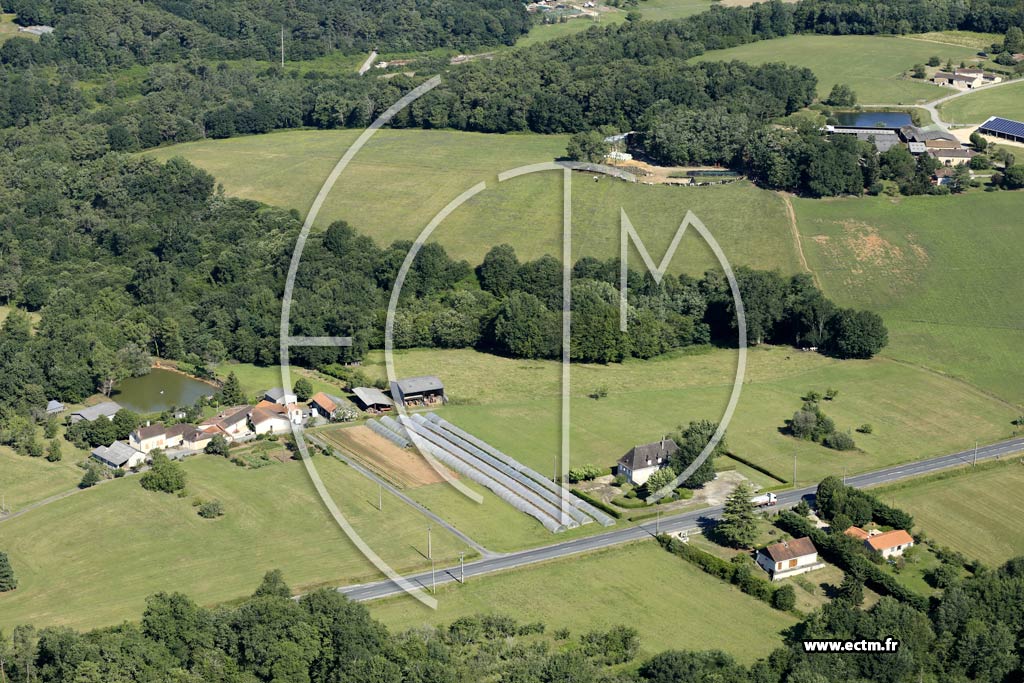 Photo arienne de Notre-Dame-de-Sanilhac (le Jouhaire)