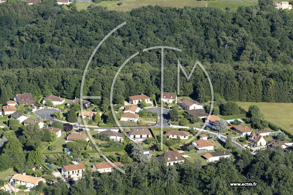 Photo arienne de Notre-Dame-de-Sanilhac (le Plateau de Prompsault)